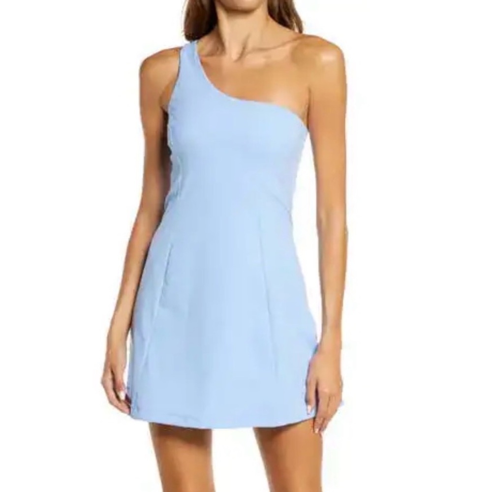 Outdoor Voices One Shoulder Athletic Dress